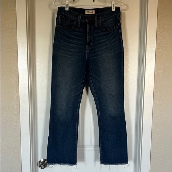 Madewell Denim - Madewell dark blue cali Demi-boot Jeans
